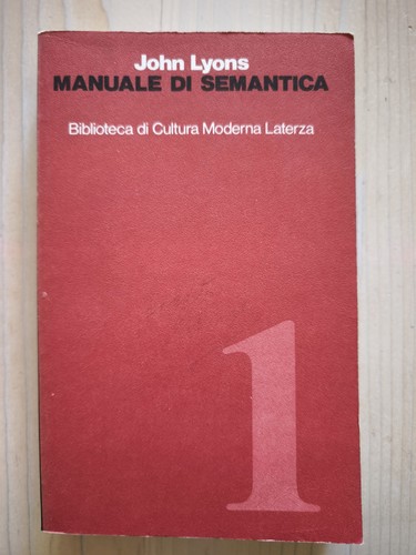 Lyons john manuale di - -,