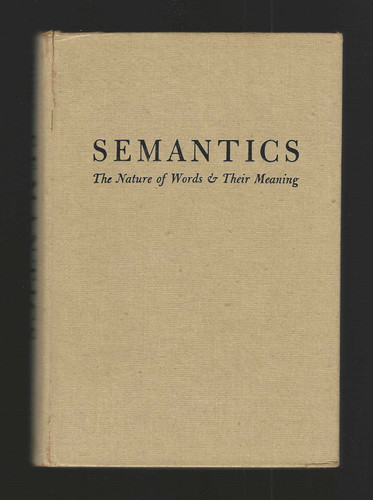 Semantics 1941 hugh walpole - hugh, r