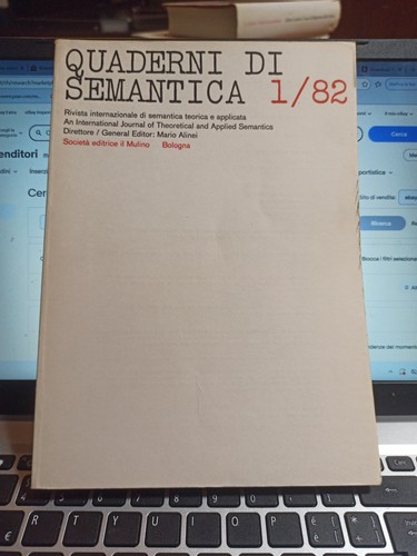 Quaderni semantica il - quaderni, 1/82