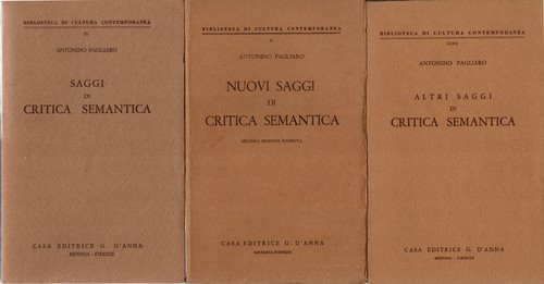 Pagliaro saggi critica - pagliaro,