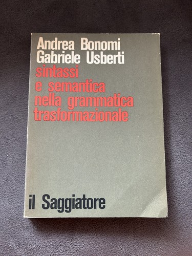 Sintassi semantica nella - e,