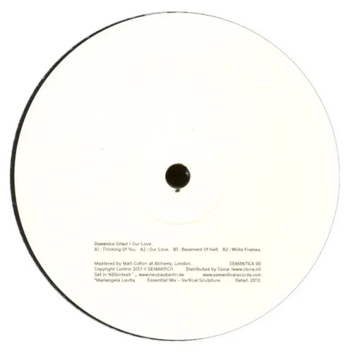 Domenico crisci our love vinyl - domenico,