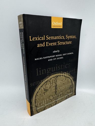 Lexical semantics syntax - semantics,, and